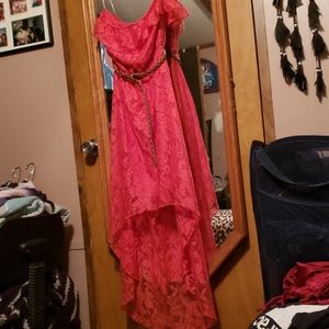 Party/Prom/Wedding/Vacation High Low Maxi Dress